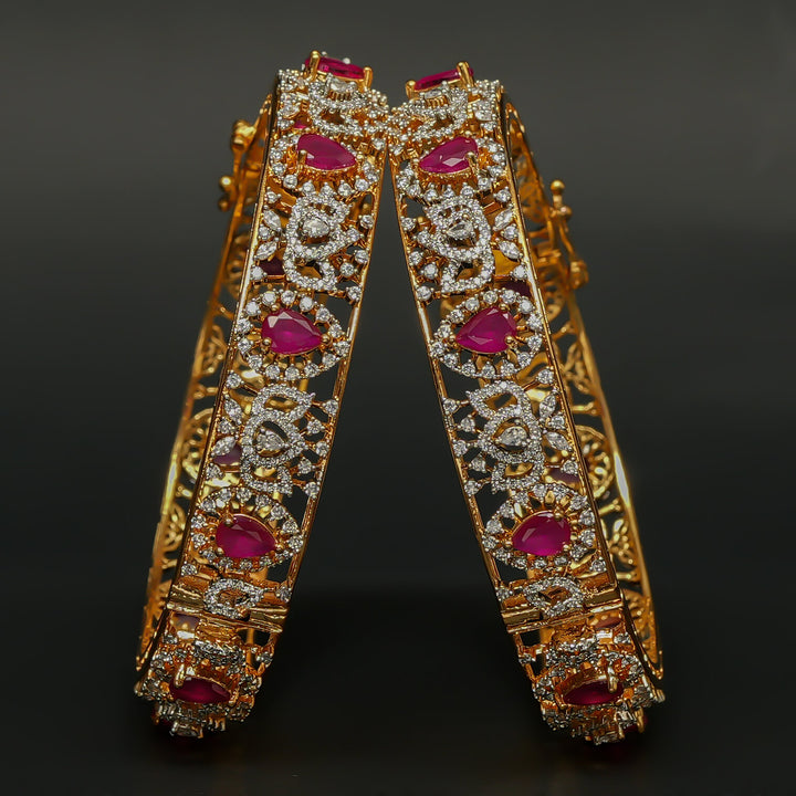 CZ Ruby Bangles