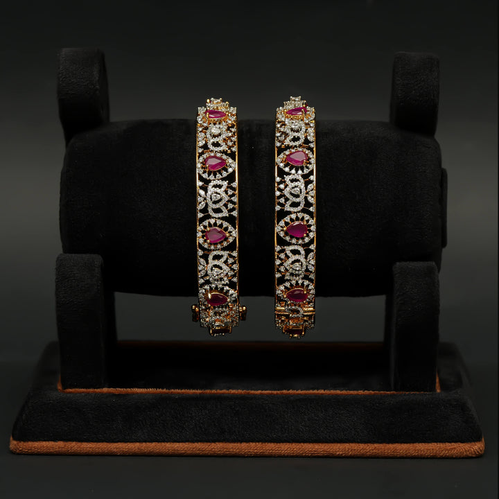 CZ Ruby Bangles