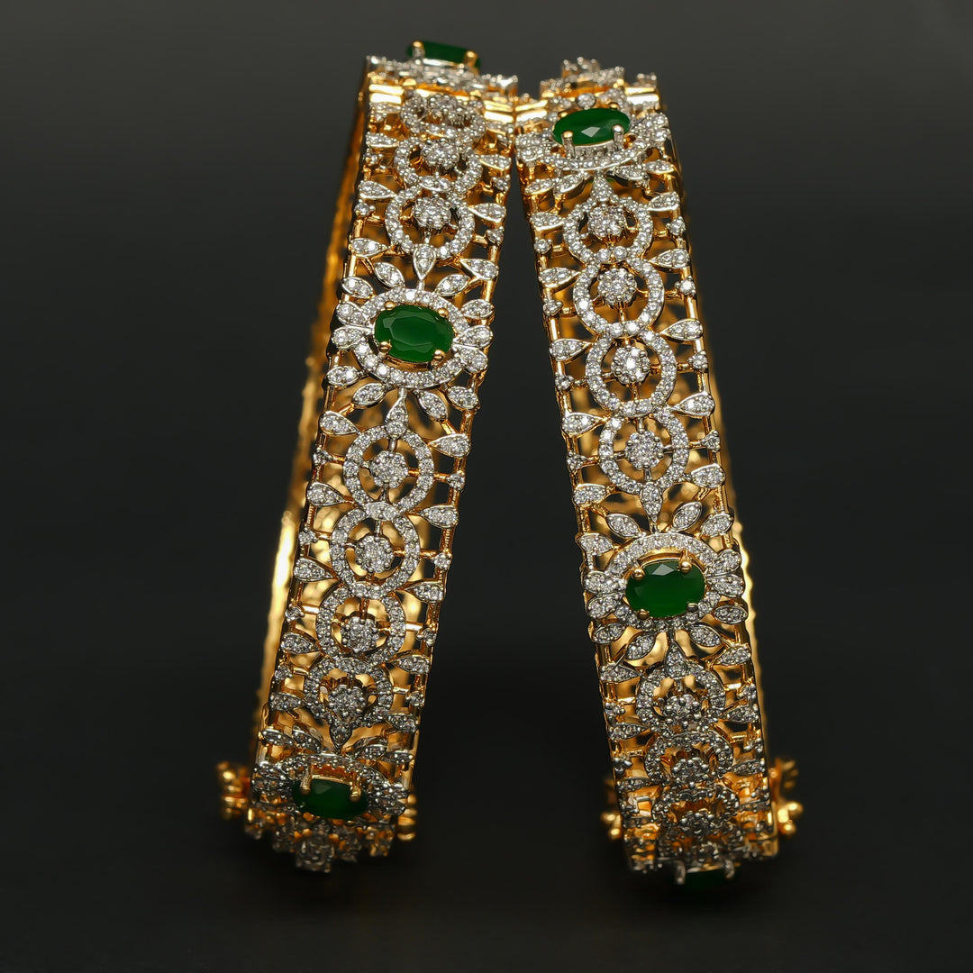 CZ Emerald Bangles