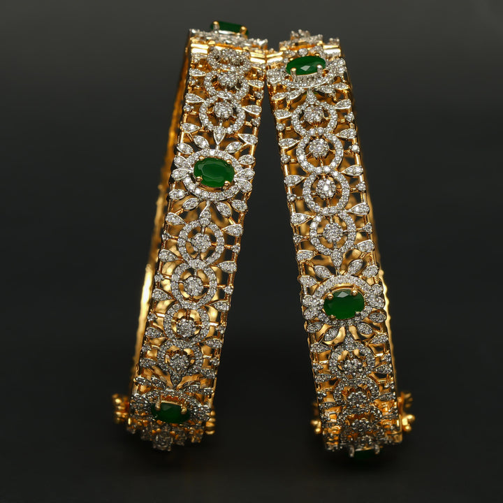 CZ Emerald Bangles