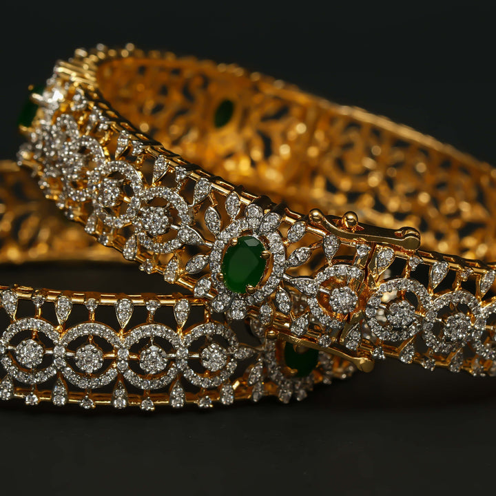 CZ Emerald Bangles