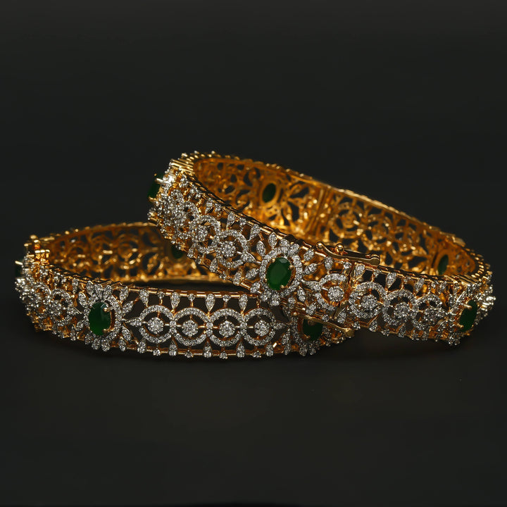 CZ Emerald Bangles