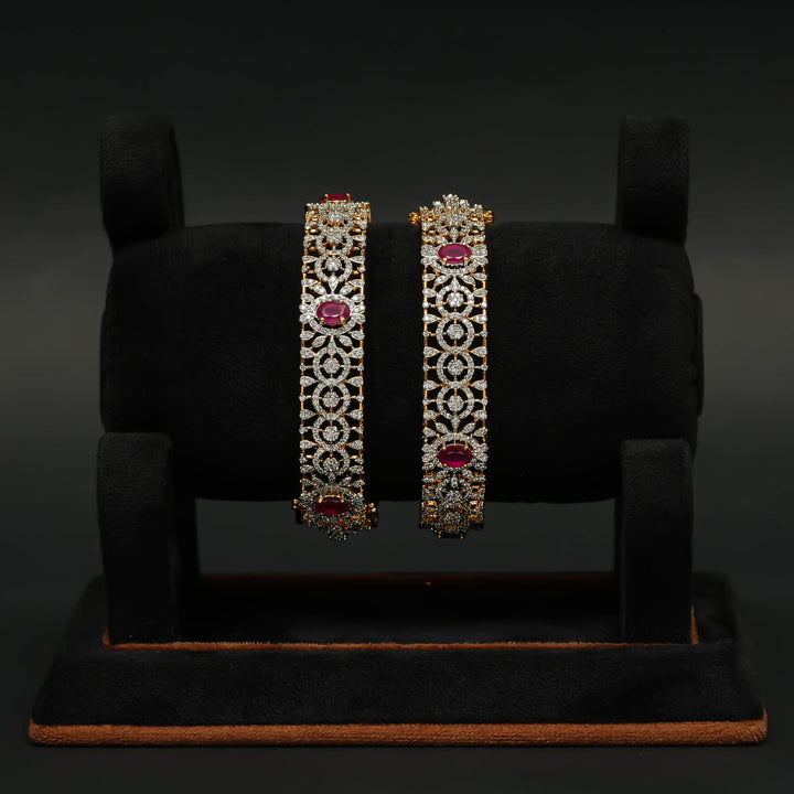 CZ Ruby Bangles