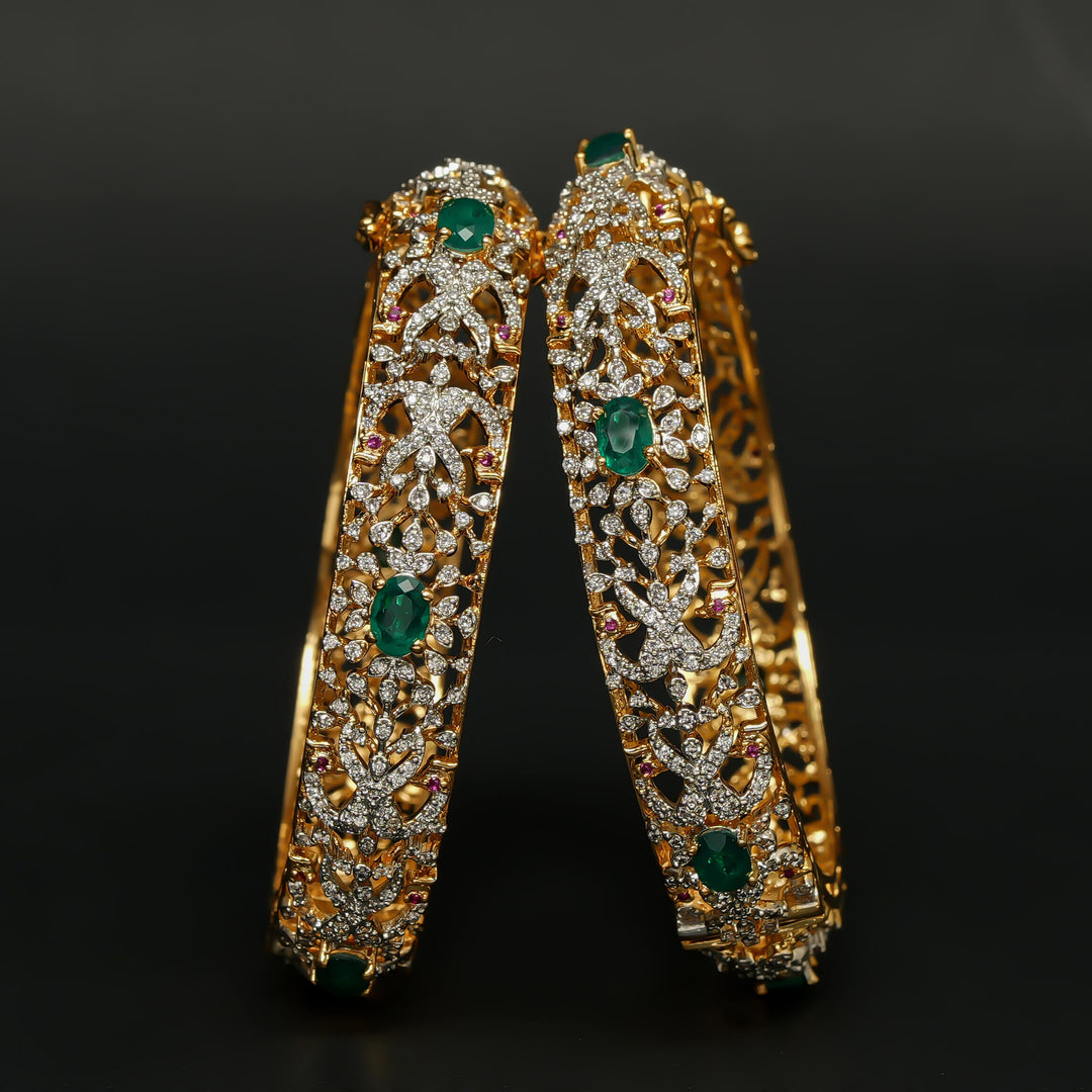 CZ Emerald Bangles