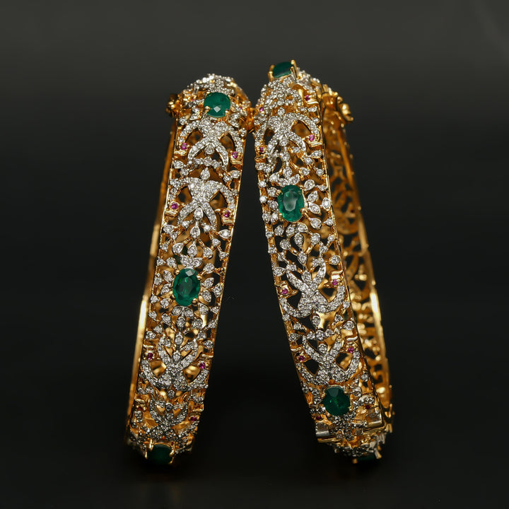 CZ Emerald Bangles
