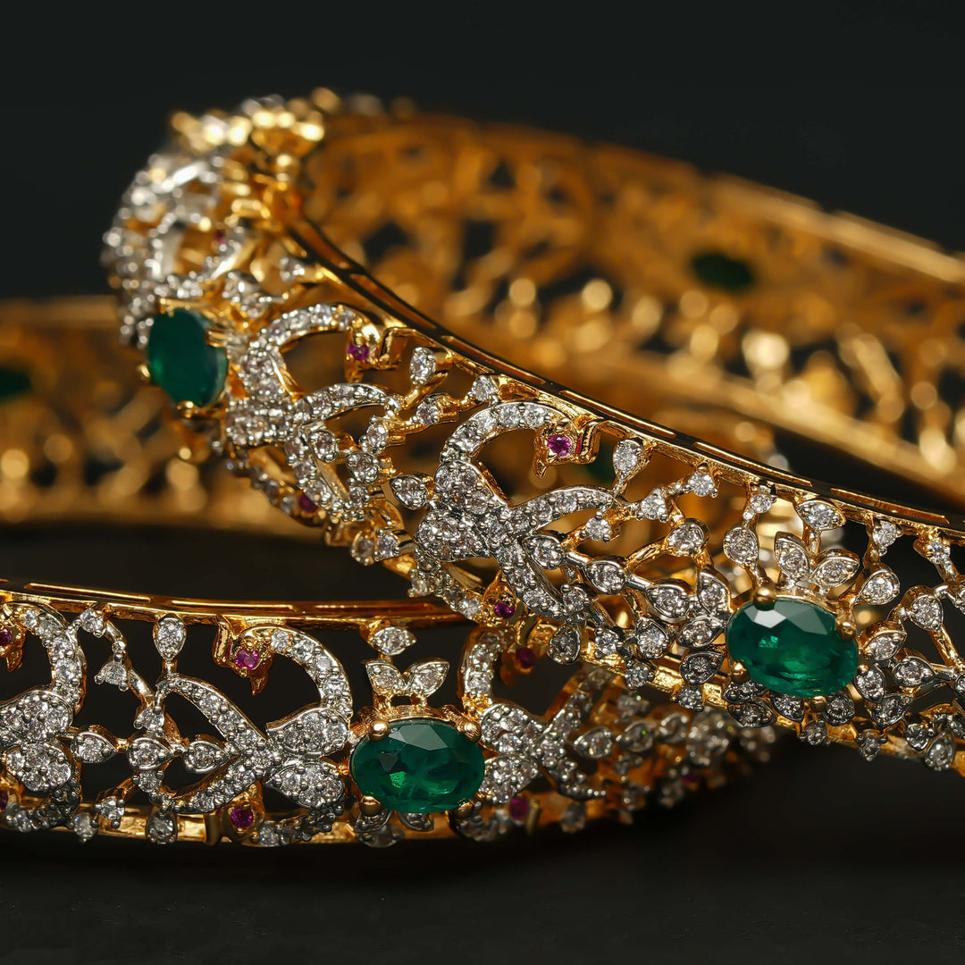 CZ Emerald Bangles