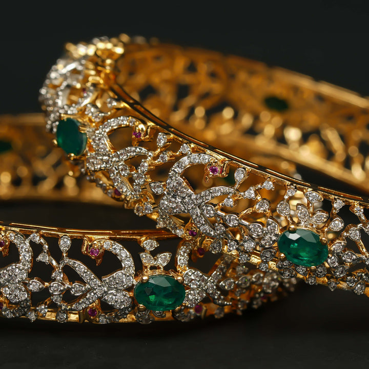 CZ Emerald Bangles