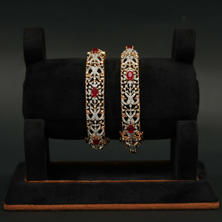 CZ Ruby Bangles
