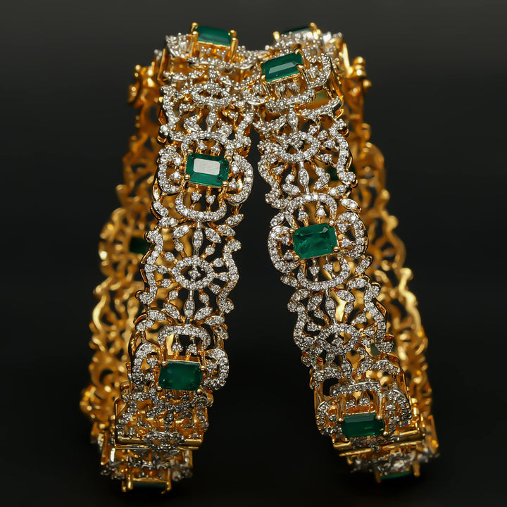 CZ Emerald Bangles