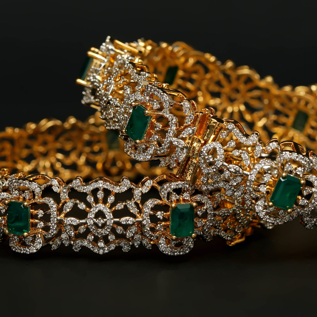 CZ Emerald Bangles