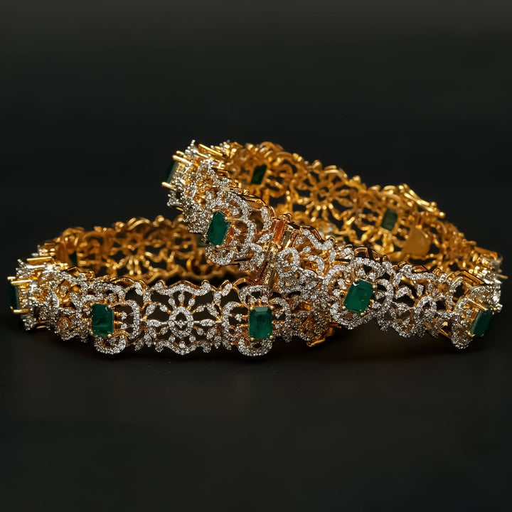 CZ Emerald Bangles
