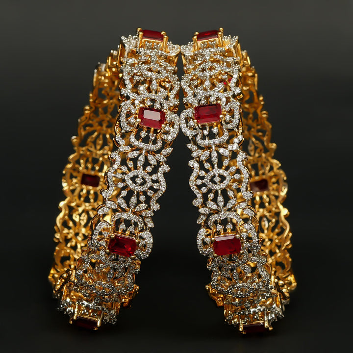 CZ Ruby Bangles