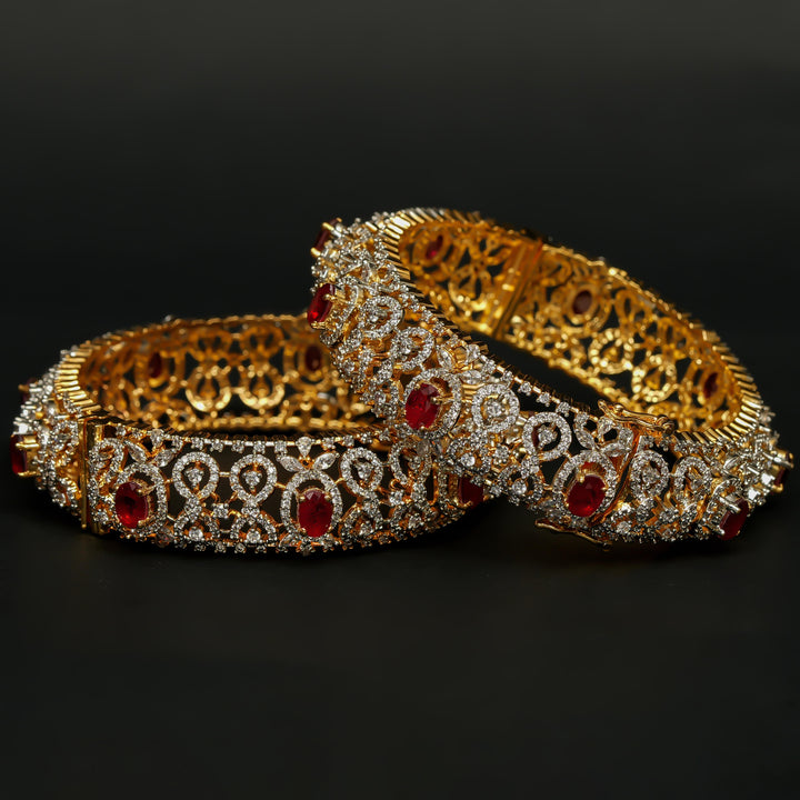 CZ Ruby Bangles