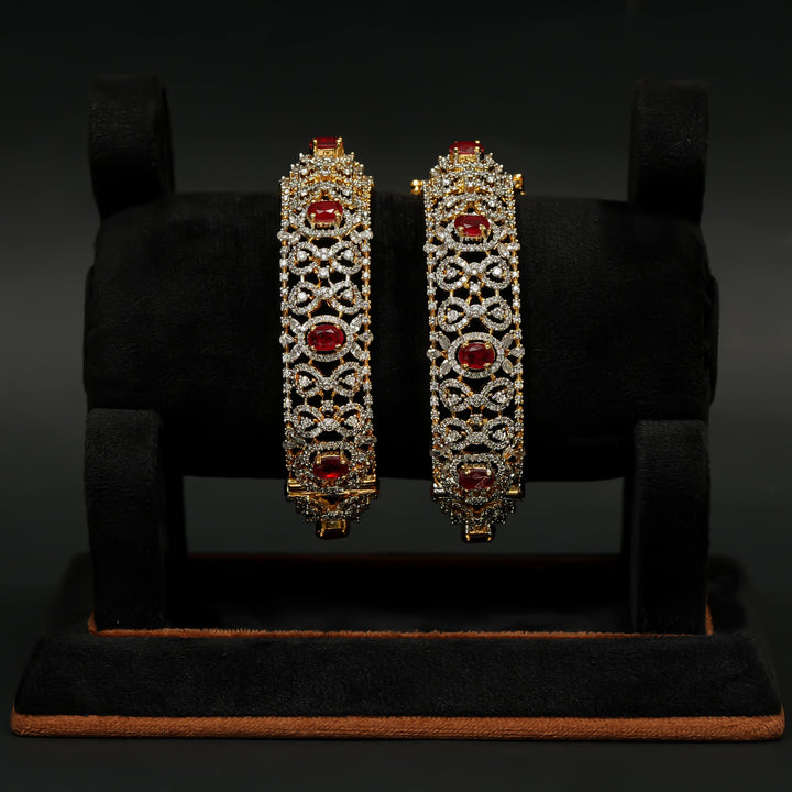 CZ Ruby Bangles