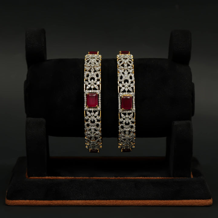 CZ Ruby Bangles