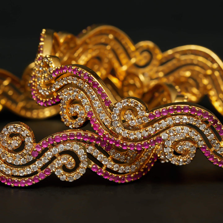 CZ Ruby Bangles