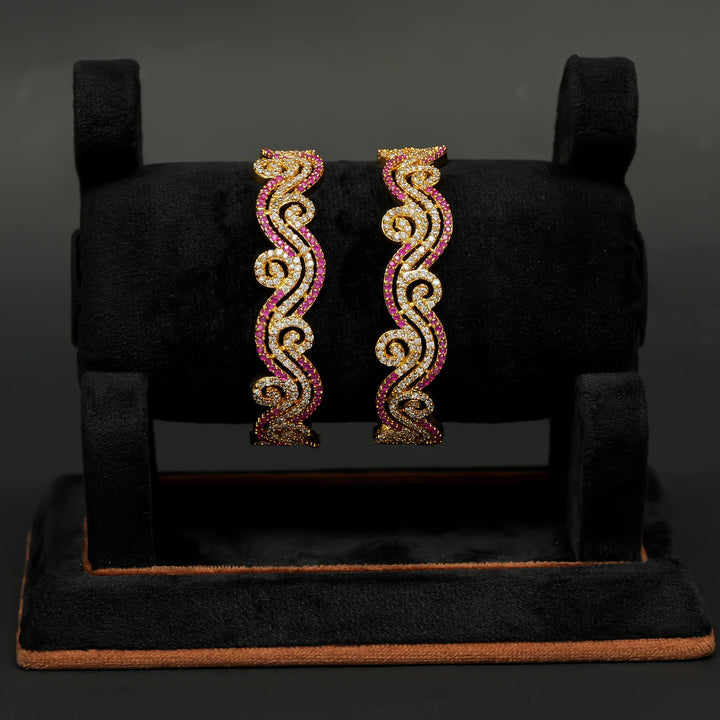 CZ Ruby Bangles