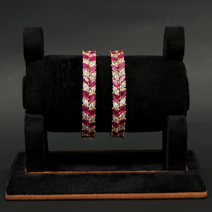 CZ Ruby Bangles