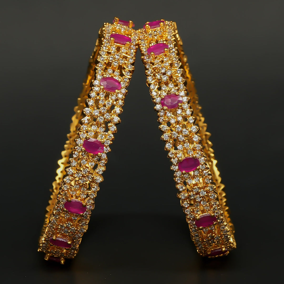 CZ Ruby Bangles