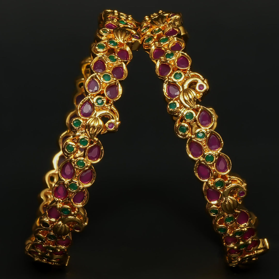 Gold Finish Bangles