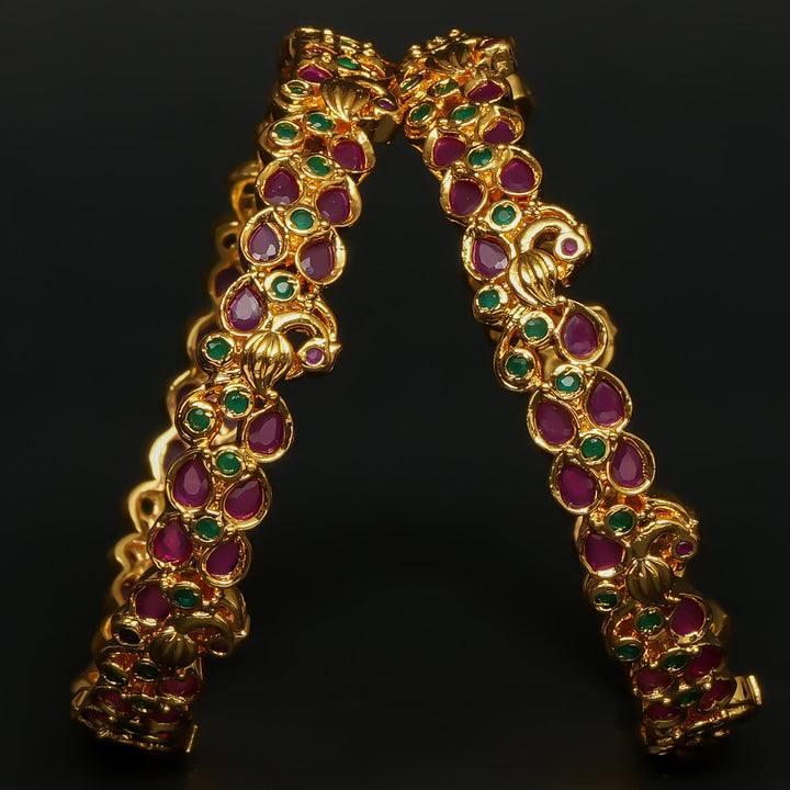 Gold Finish Bangles