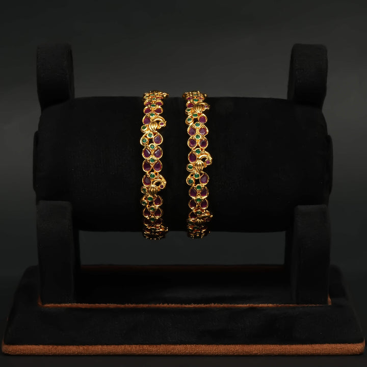 Gold Finish Bangles