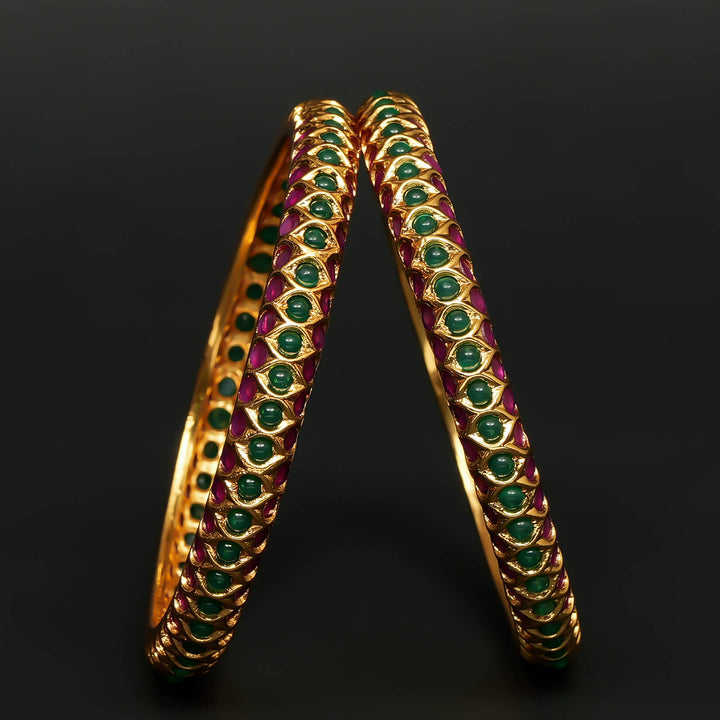 Gold Finish Bangles