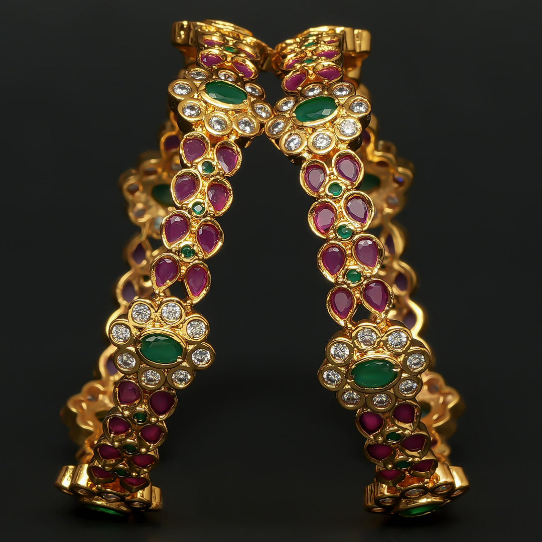 Gold Finish Bangles