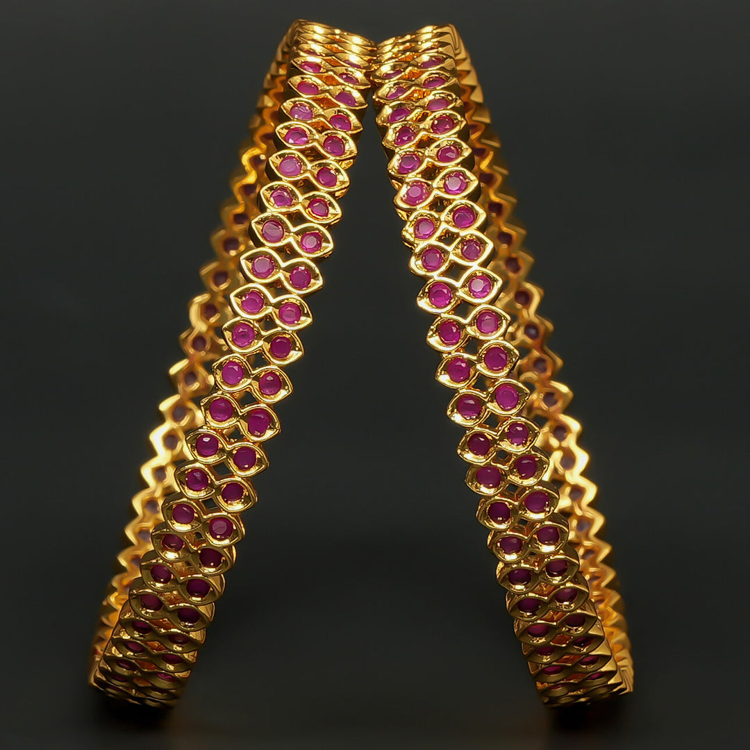 CZ Ruby Bangles