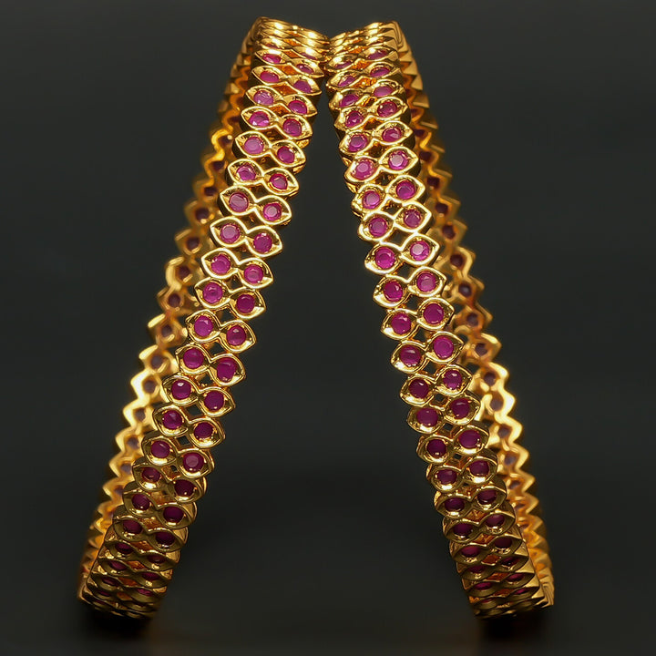 CZ Ruby Bangles