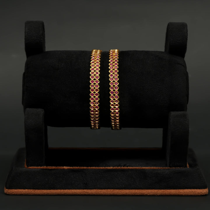 CZ Ruby Bangles