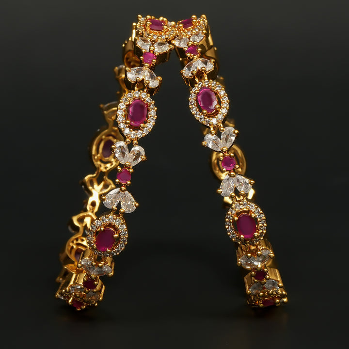 CZ Ruby Bangles