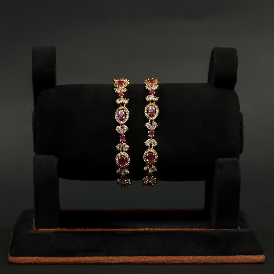 CZ Ruby Bangles