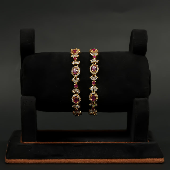 CZ Ruby Bangles