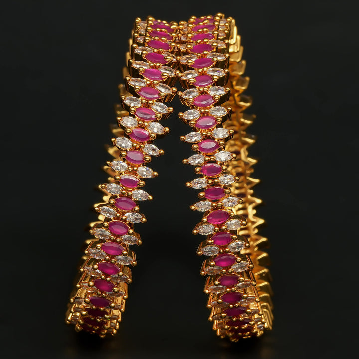 CZ Ruby Bangles