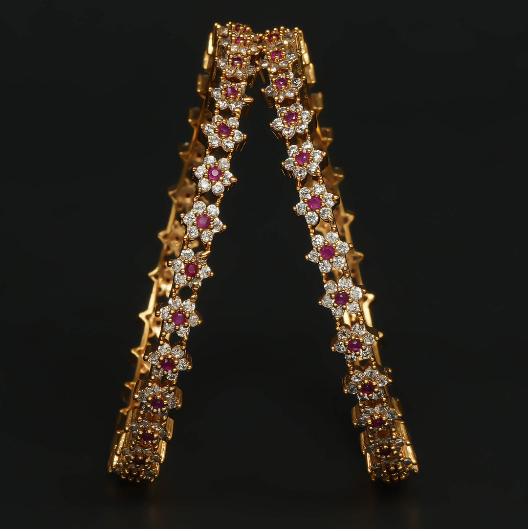 CZ Ruby Bangles