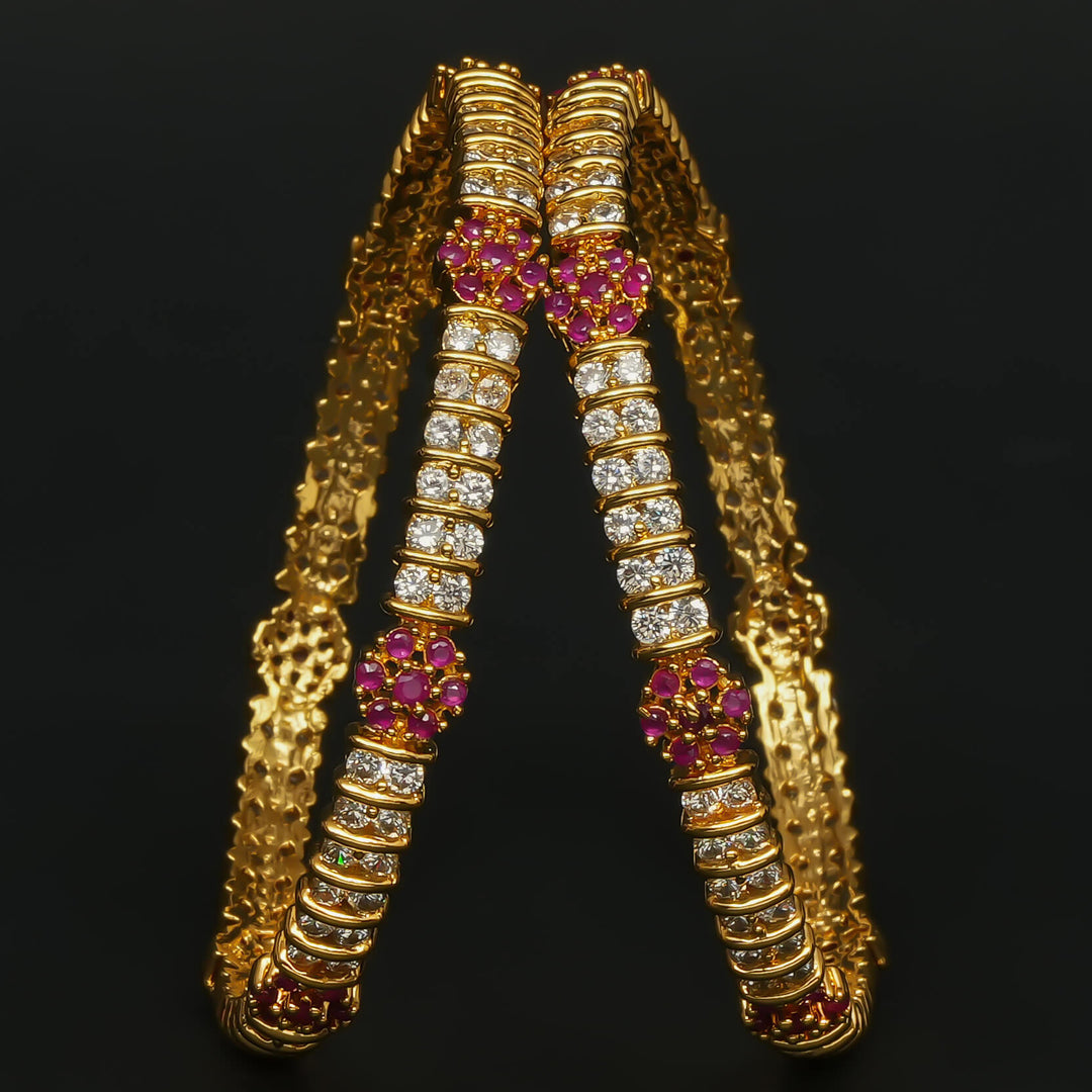 CZ Ruby Bangles