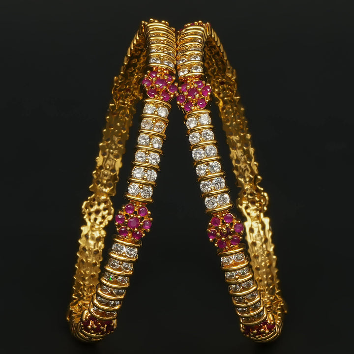 CZ Ruby Bangles