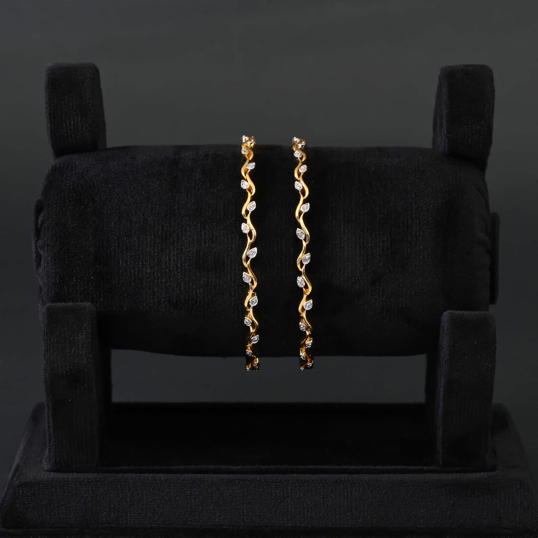CZ Diamond Finish Bangles