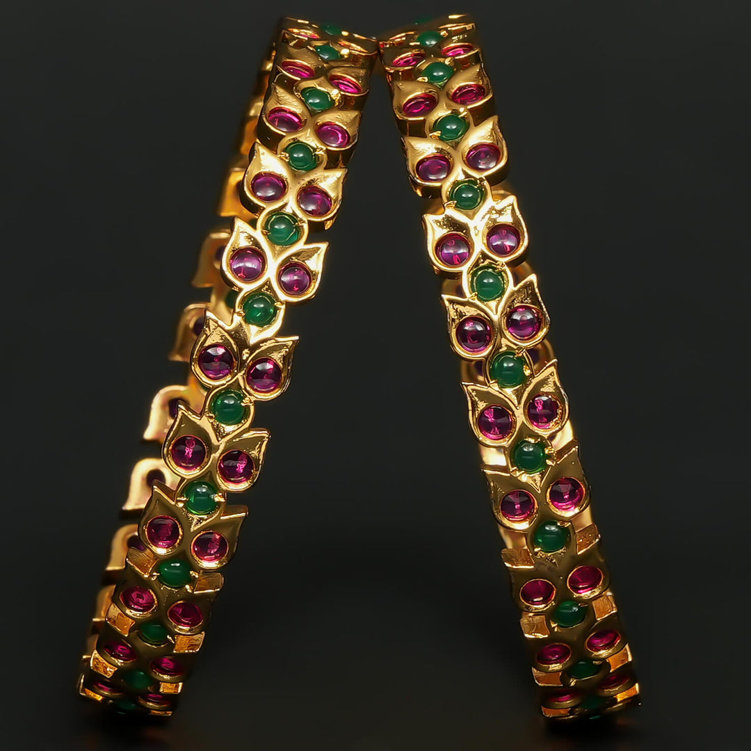 Gold Finish Bangles