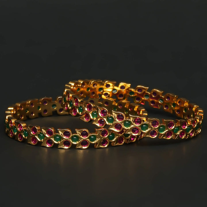 Gold Finish Bangles