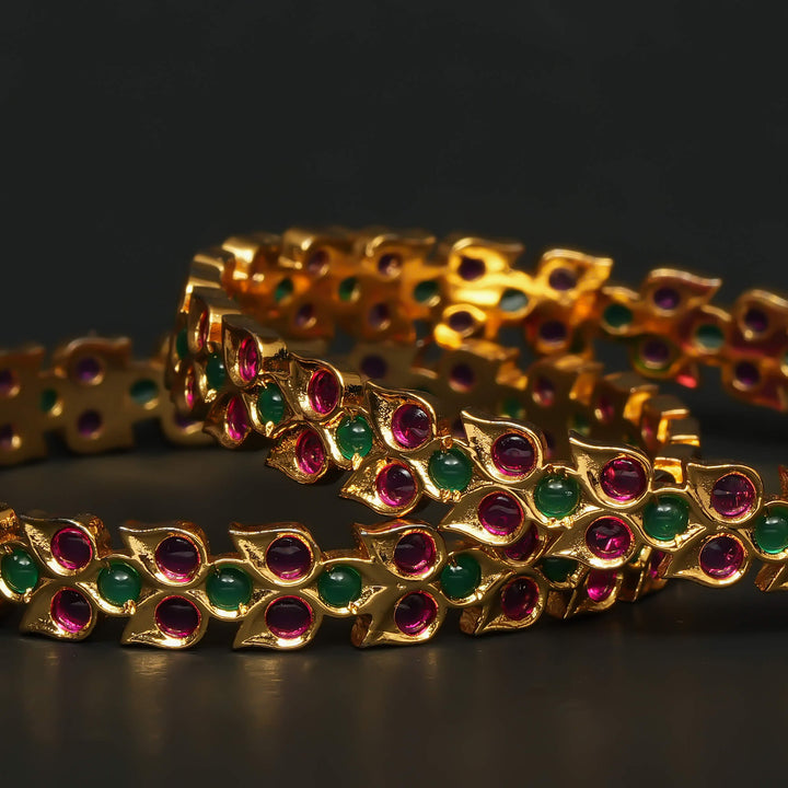 Gold Finish Bangles