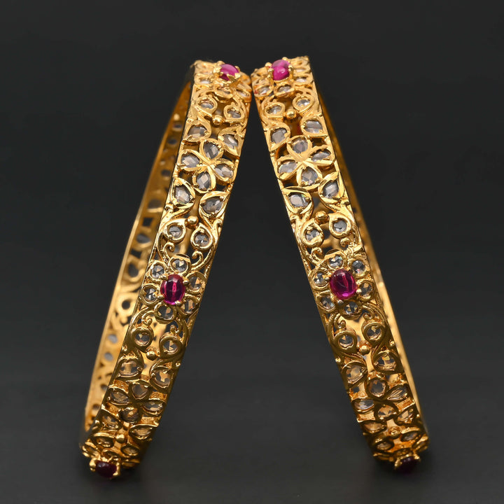 CZ Ruby Bangles