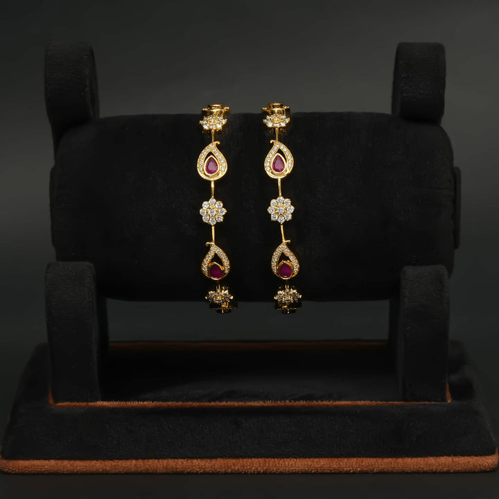 CZ Ruby Bangles