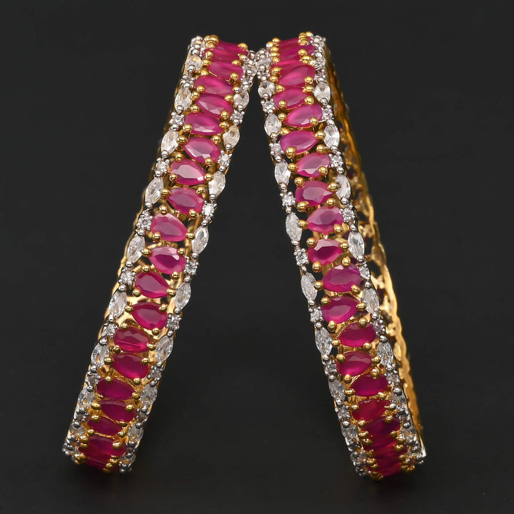 CZ Ruby Bangles