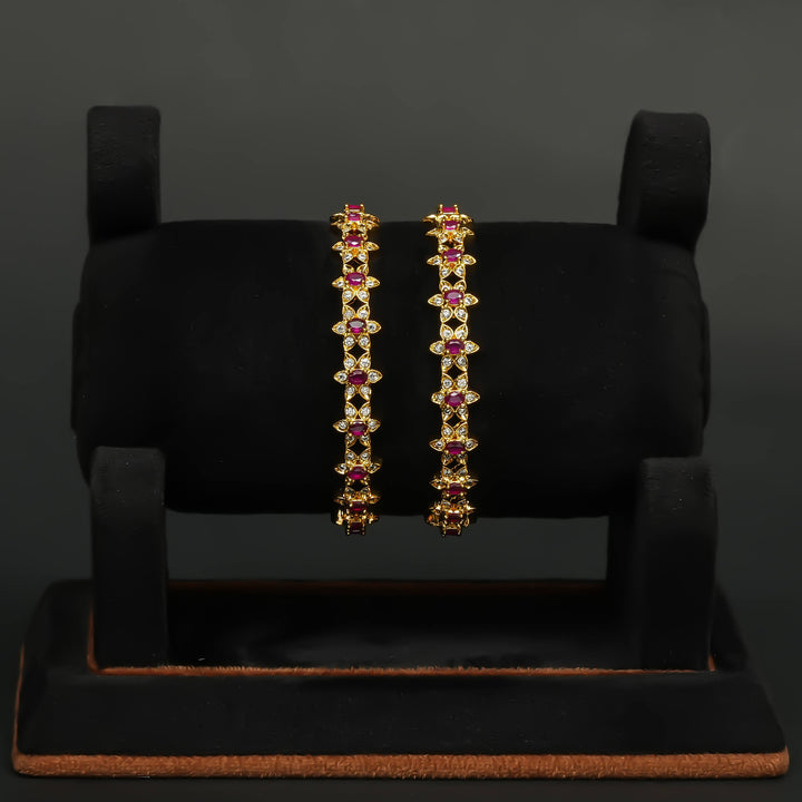 CZ Ruby Bangles