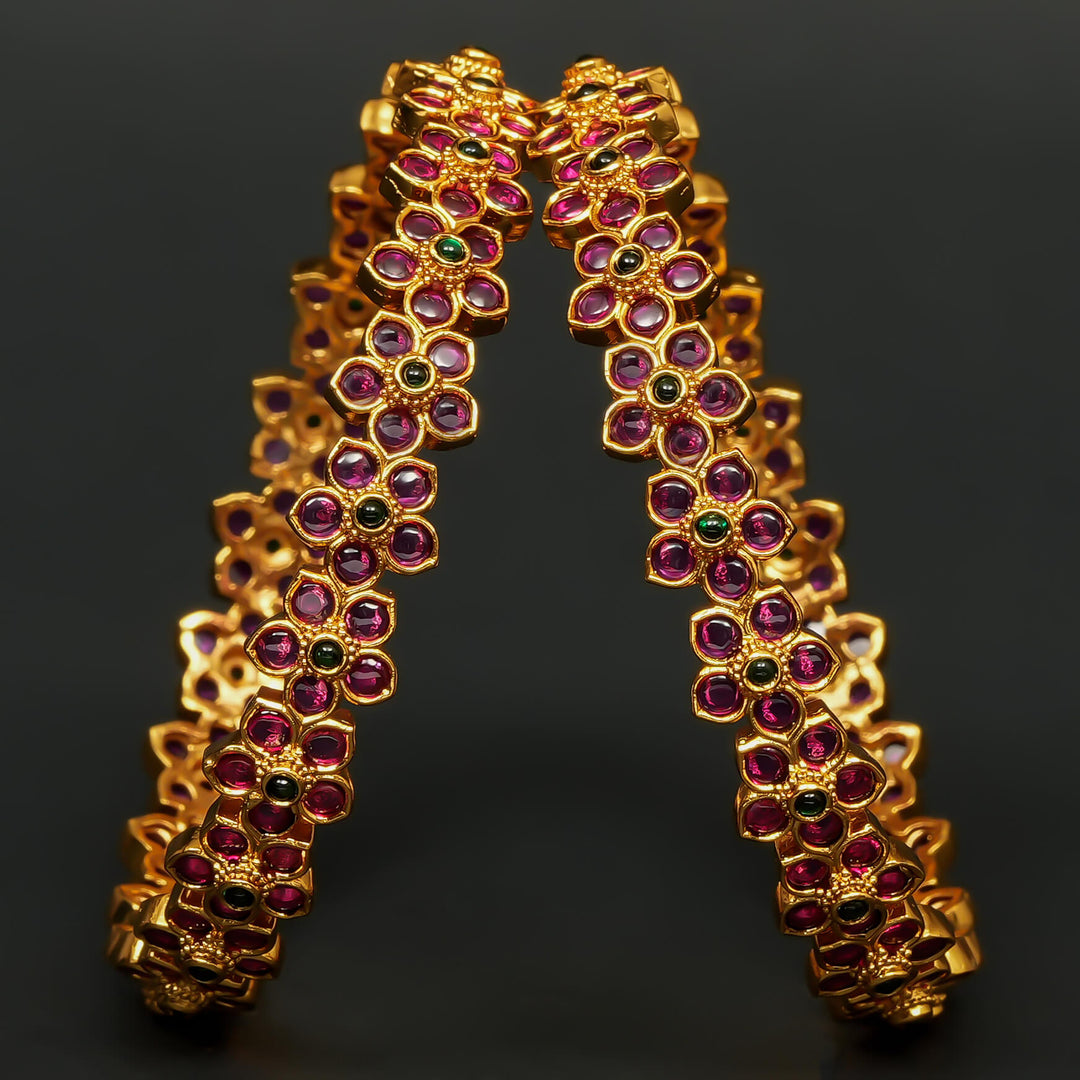 Gold Finish Bangles