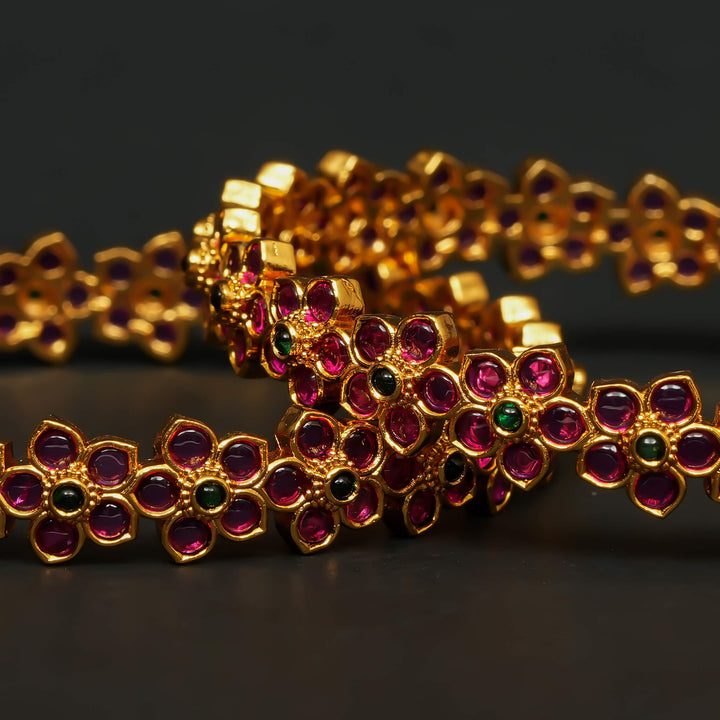 Gold Finish Bangles