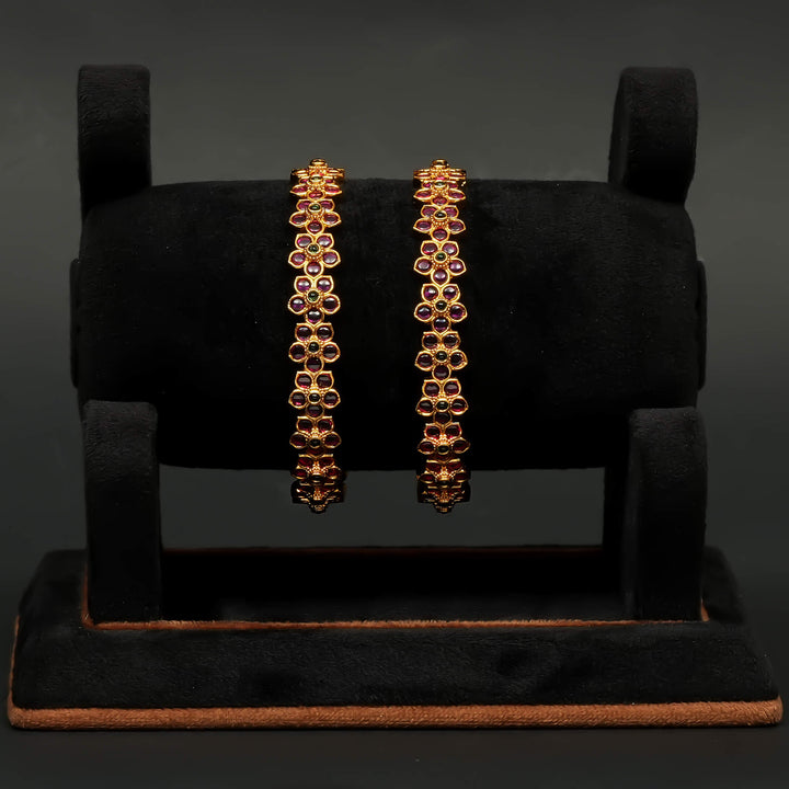 Gold Finish Bangles