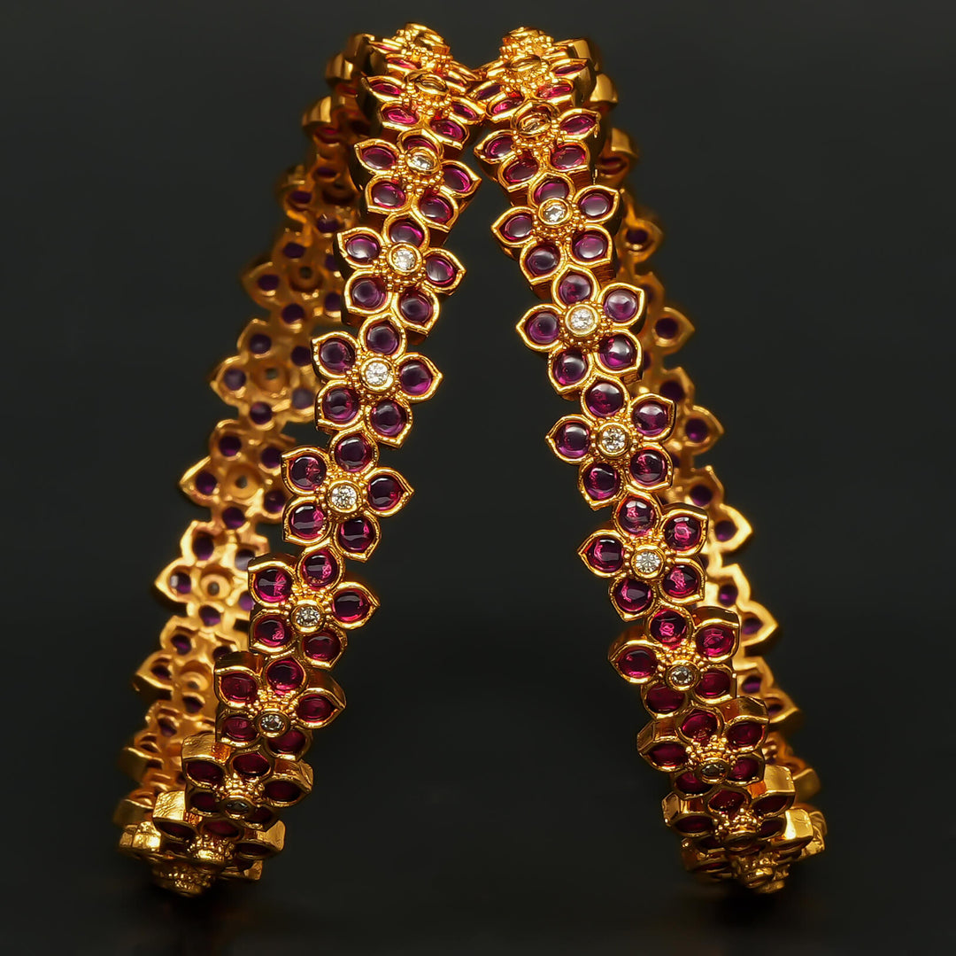 CZ Ruby Bangles